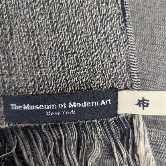The Museum of Modern Art Nuno Scarf 74" X 17" Reiko Sudo Artisan Scarf - Picture 6 of 9